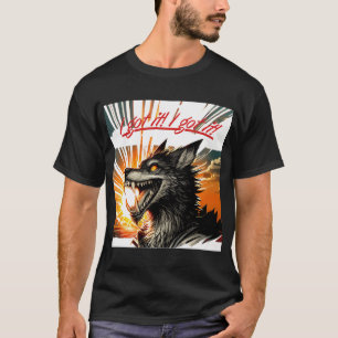 ein Mann, der Glück ausdrückt T-Shirt