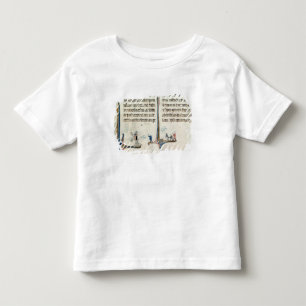 Ein Mann, der seinen Esel fährt, trägt Taschen von Kleinkind T-shirt