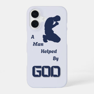 "Ein Mann, der von Gott geholfen hat" Telefonzelle iPhone 16 Hülle