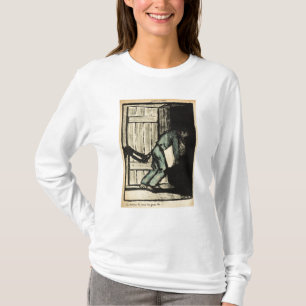 Ein Mann gefangenes Setzen herauf politische T-Shirt