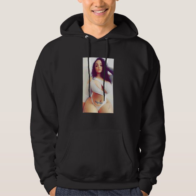 Ein Mann könnte niemals Hoodie (Vorderseite)