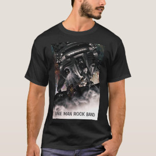 Ein-Mann-Rockband. Astronaut spielt Gitarre T-Shirt