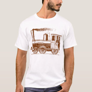 Ein Mann und sein Zug - Walnuss T-Shirt