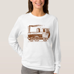 Ein Mann und sein Zug - Walnut T-Shirt