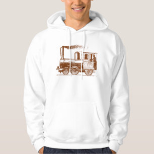 Ein Mann und seiner Zug - Walnuss Hoodie