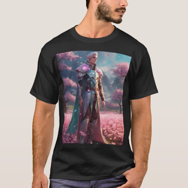 Ein männlicher Teufelswinkel T-Shirt (Vorderseite)