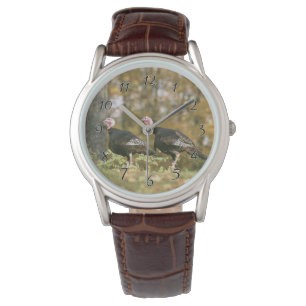 Ein männliches türkisches Paar im Herbst Armbanduhr