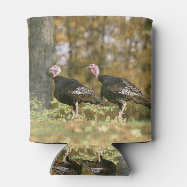 Ein männliches türkisches Paar im Herbst Dosenkühler (Rückseite)