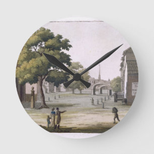 Ein Marktplatz, Philadelphia, Pennsylvania, von Runde Wanduhr