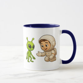 Ein Marsianer und das kosmonautische Kind Tasse