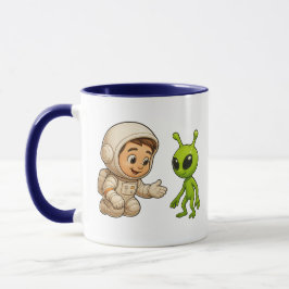 Ein Marsianer und das kosmonautische Kind Tasse
