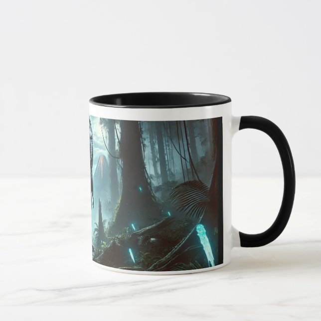 Ein massiver Tyrannosaurus-Rex Tasse (Rechts)