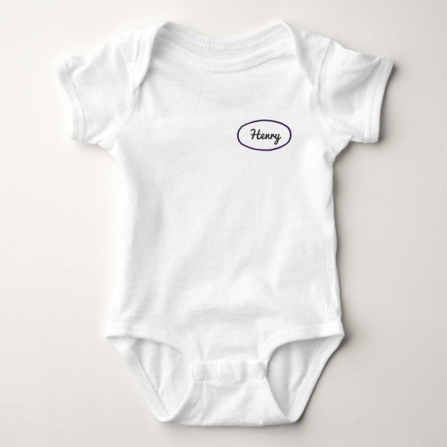 Ein mechanisches Baby Outfit für Henry! Strampler (Vorderseite)