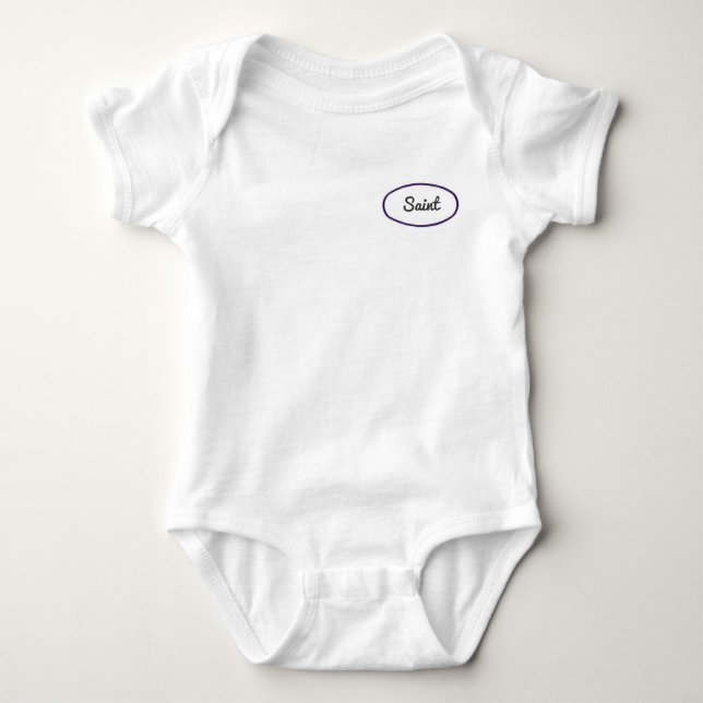 Ein mechanisches Baby Outfit für Saint! Baby Strampler (Vorderseite)