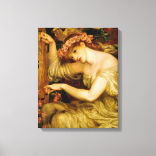 Ein Meereszauber (von Dante Gabriel Rossetti) Leinwanddruck