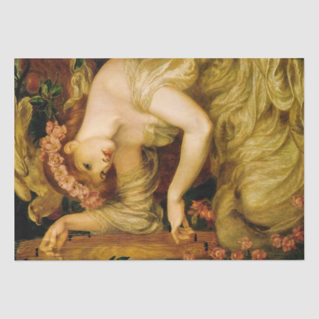 Ein Meereszauber (von Dante Gabriel Rossetti) Seidenpapier (Vorderseite)