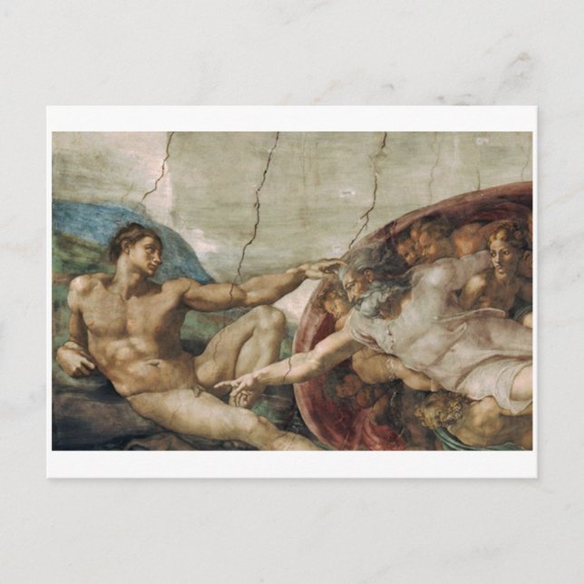 Ein merkwürdiger Gott. Postkarte (Vorderseite)