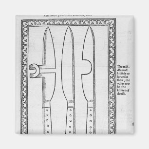 Ein Messer-Trick Magnet