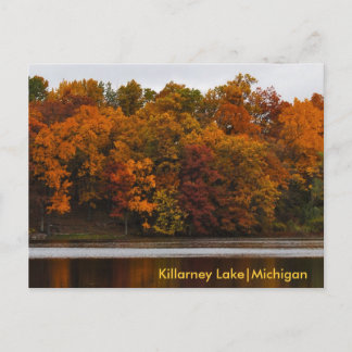 Ein Michigan-Herbst Postkarte