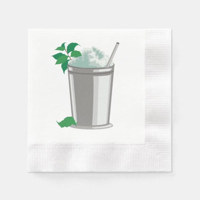 EIN MINDESTPAPIER NAPKIN SERVIETTE (Vorderseite)