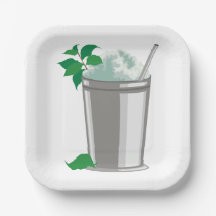 EIN MINT-JULEP-PAPIERPLATZ