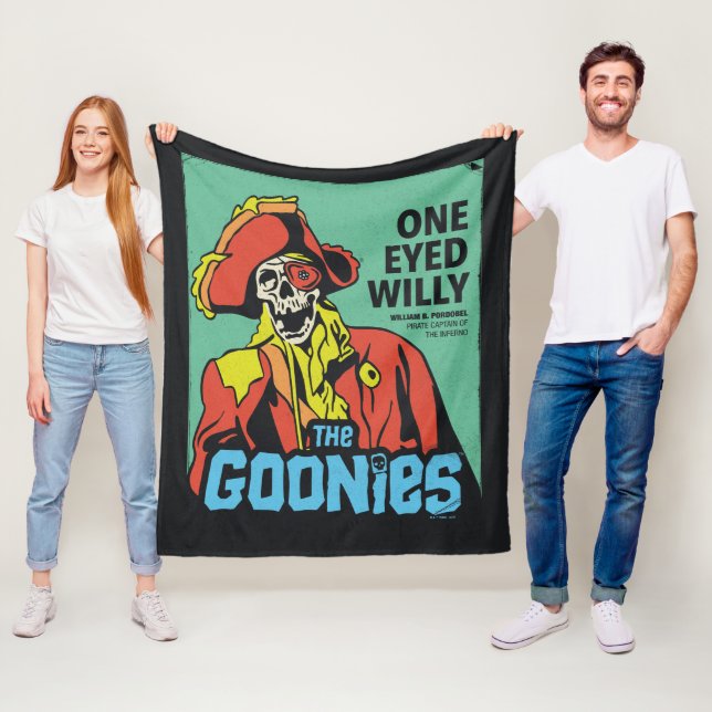 Ein Mit Augen Willy-Pirate-Kapitän des Inferno Fleecedecke (Beispiel)