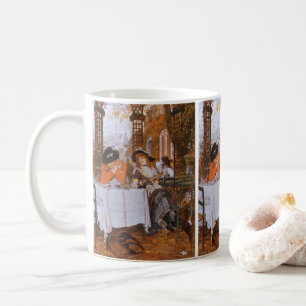 Ein Mittagessen (Le Dejeuner) von James Tissot Kaffeetasse