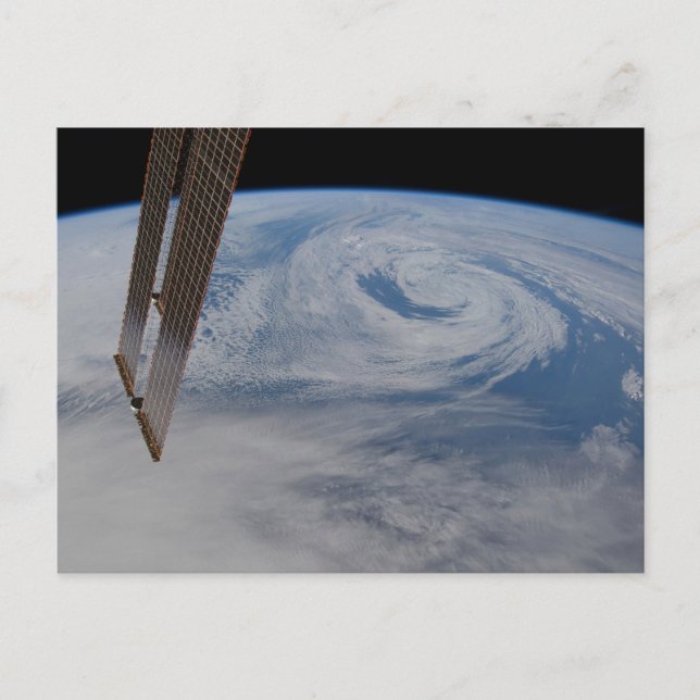 Ein mittelatlantisches Tiefdrucksystem. Postkarte (Vorderseite)