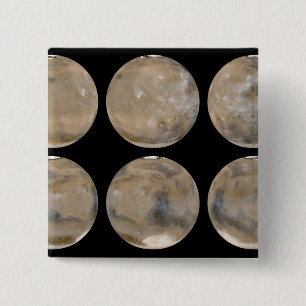 Ein Mittler-Nordsommer/ein südlicher Winter auf Button