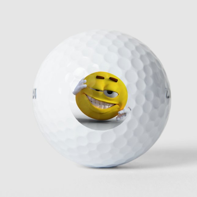 Ein moderner und einzigartiger Golfball (Vorderseite)