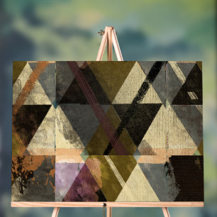 Ein modernes abstraktes Design Acrylschild