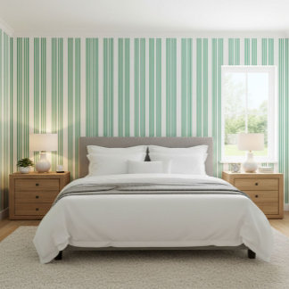 Ein modernes grün gestreiftes  tapete