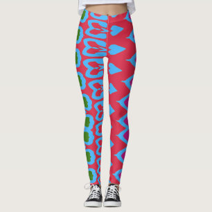 Ein modernes mehrfarbiges, nahtloses "Ratti_Creati Leggings