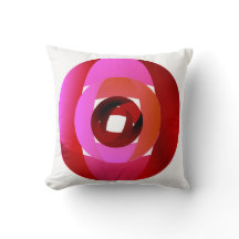 Ein modernes Rose-Kissen