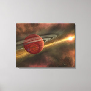 Ein möglicher neu entdeckter Planet Leinwanddruck
