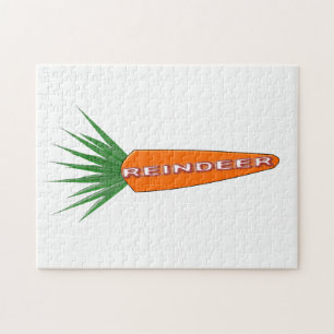 Ein Möhrchen für das Rentierpuzzle