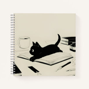 Ein Moment der Tinte und Whiskers Notizbuch