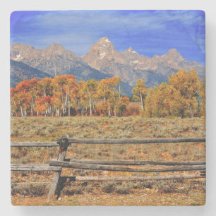 Ein Moment in Wyoming im Herbst Steinuntersetzer
