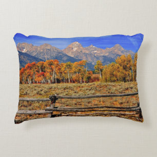 Ein Moment in Wyoming im Herbst Zierkissen