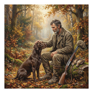 Ein Moment nach der Jagd Fotodruck