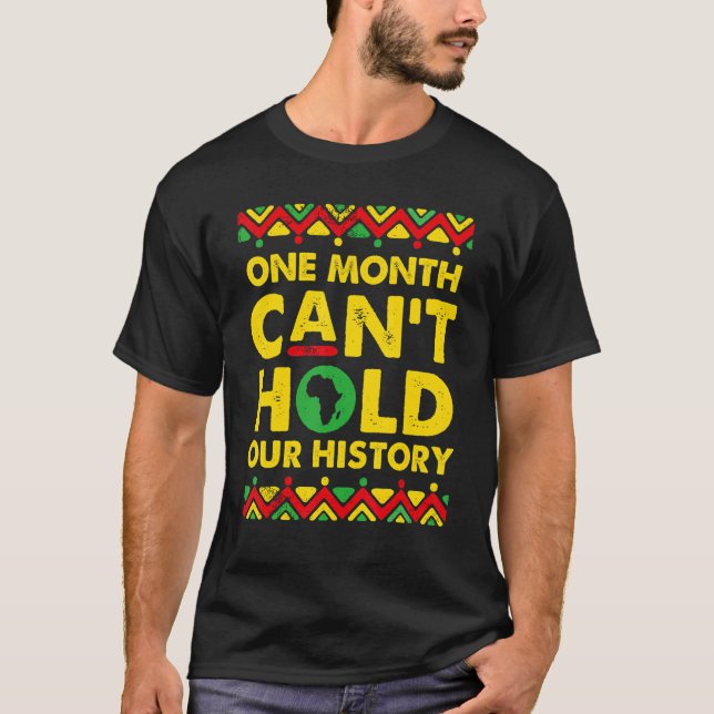 Ein Monat bis zum Ende unserer Geschichte Afrikani T-Shirt (Vorderseite)