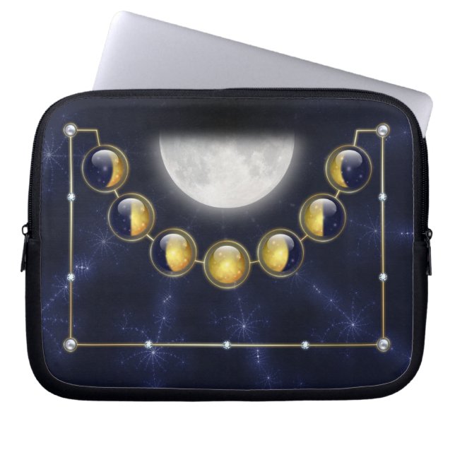 Ein Monat im Leben des Mondes - Laptop-Sieb Laptopschutzhülle (Vorderseite)