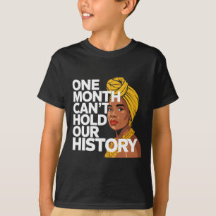 Ein Monat kann unsere Geschichte African Black His T-Shirt
