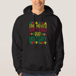 Ein Monat kann unsere Geschichte Afrikanischer Sch Hoodie