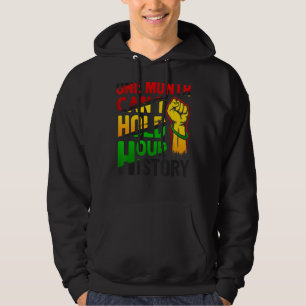 Ein Monat kann unsere Geschichte Afrikas Hoodie