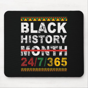 Ein Monat kann unsere Geschichte Black History Mon Mousepad