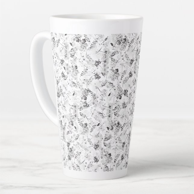 Ein monochromatisches Design, das eine Vielzahl vo Milchtasse (Linke Ecke)