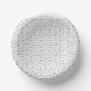 Ein monochromes Muster mit zahlreichen Intersekten Pappteller