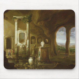Ein Monument zu Augustus, in einer Grotte mit Mousepad