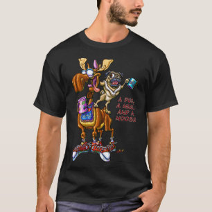 Ein Mops, ein Becher und ein Elch Classic 642 T-Shirt